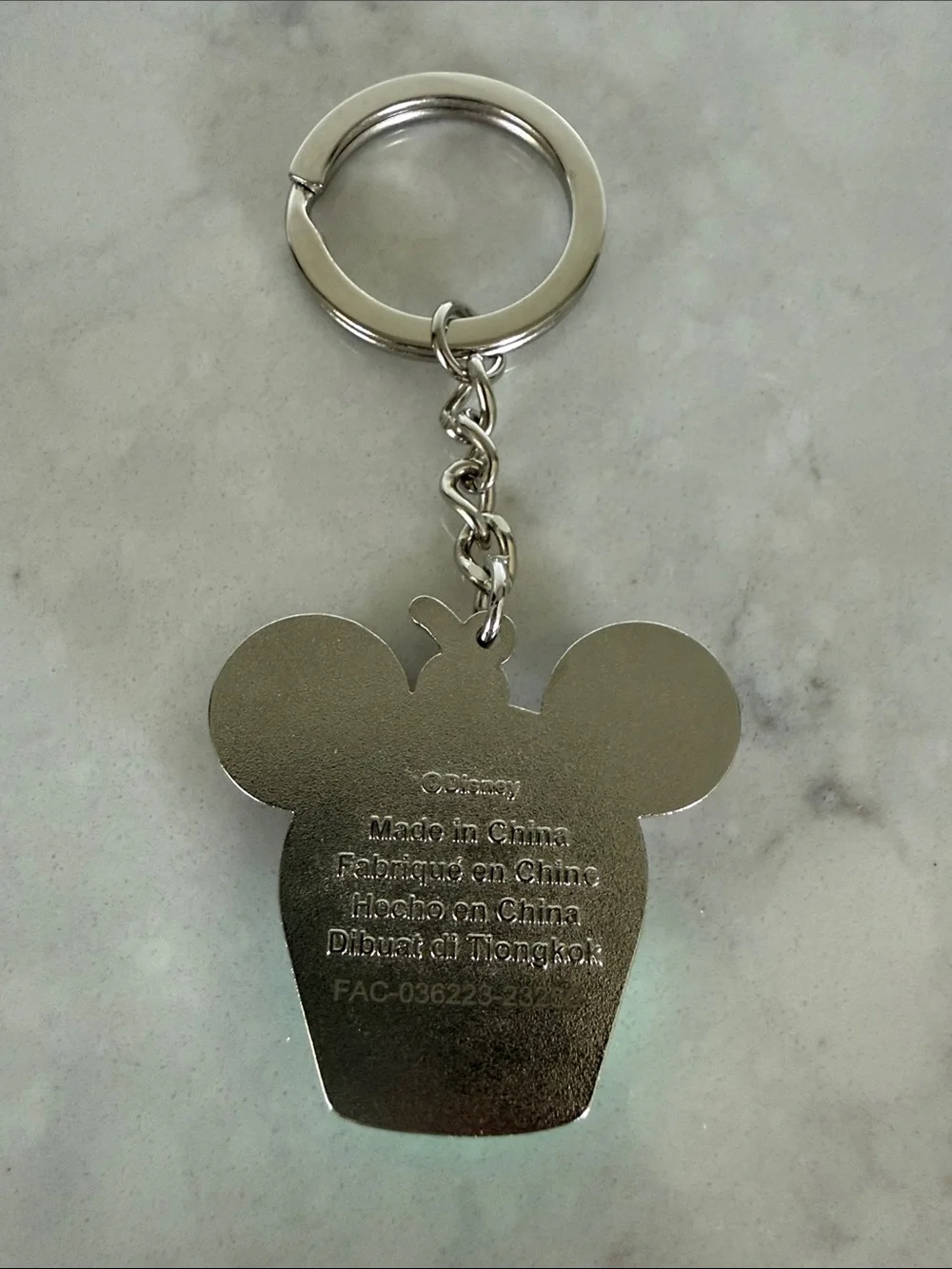 Minnie Mouse Gray & White Card Wallet Case (5x3”) and Cupcake Minnie Keychain